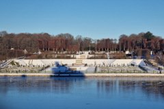 Hillerød Frederiksborg Castle Garden in Winter
