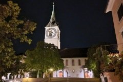 St Peter church by night