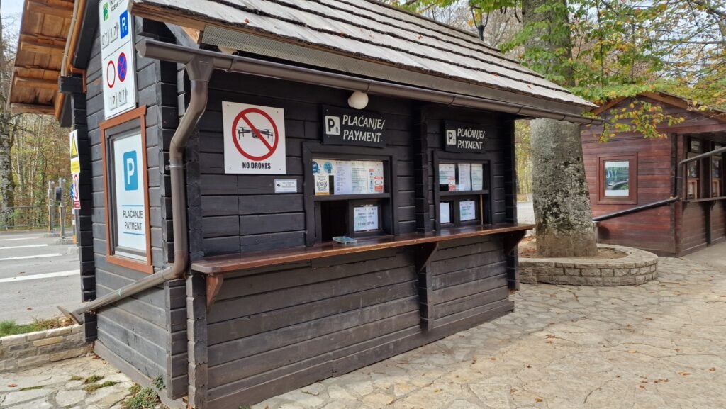 Plitvice parking booth