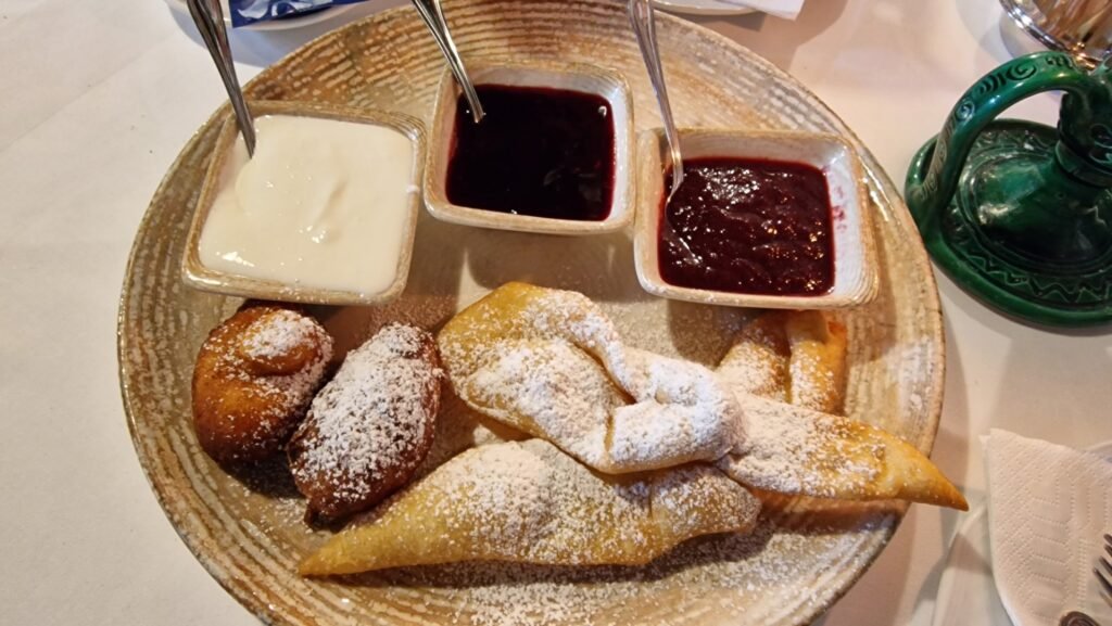 Hargita restaurant dessert plate