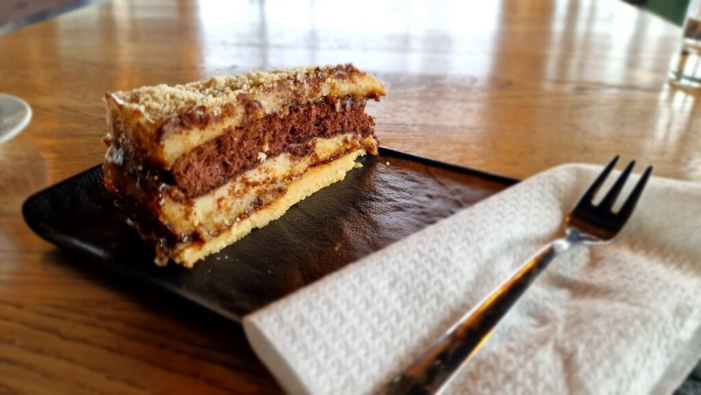 Almond cake at Lex Bar Plitvice