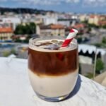 Budapest Money Museum iced coffee