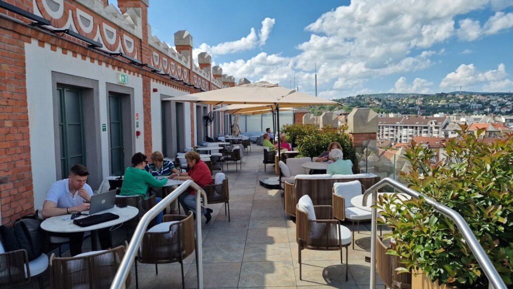 Budapest Money Museum Panorama Terrace with People