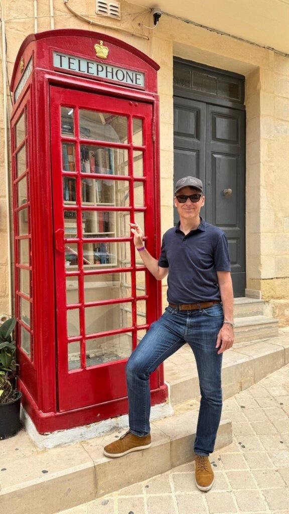 Malta telephone booth