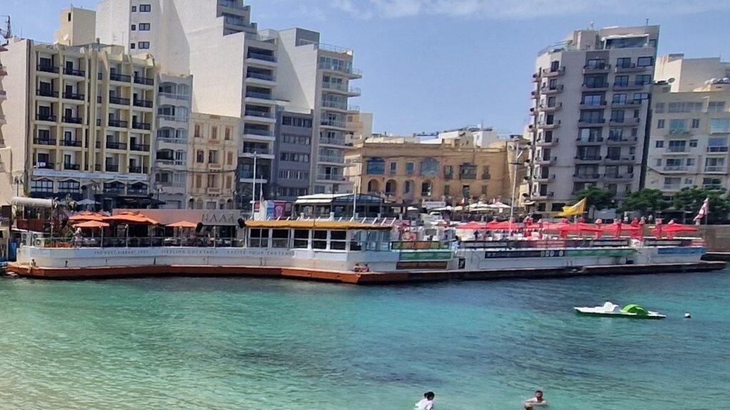 Salt & Pepper St Julian's from the sea
