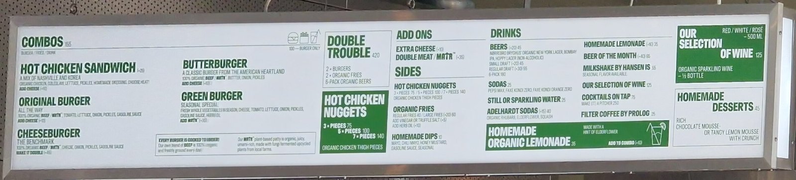 Gasoline Grill menu 2025 Carlsberg restaurant