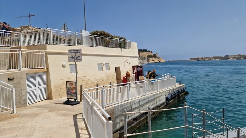 Gozo Fast Ferry port Valletta