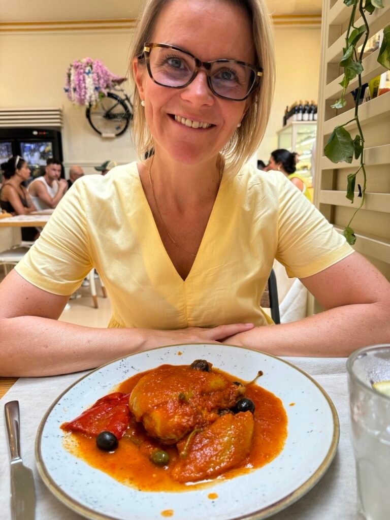 Szilvi at Ristoro della Salute