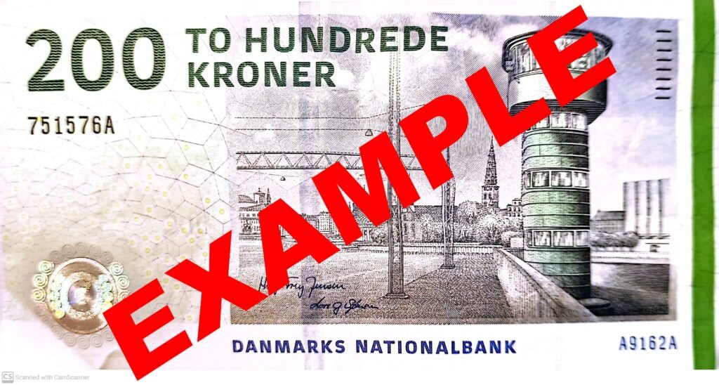 200 Danish krone banknote