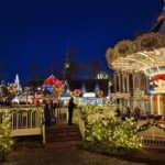 The Christmas Market Experience in Copenhagen Christmas lights at Tivoli