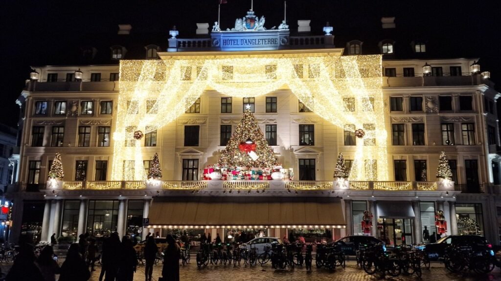 Copenhagen Hotel d'Angleterre Christmas lights