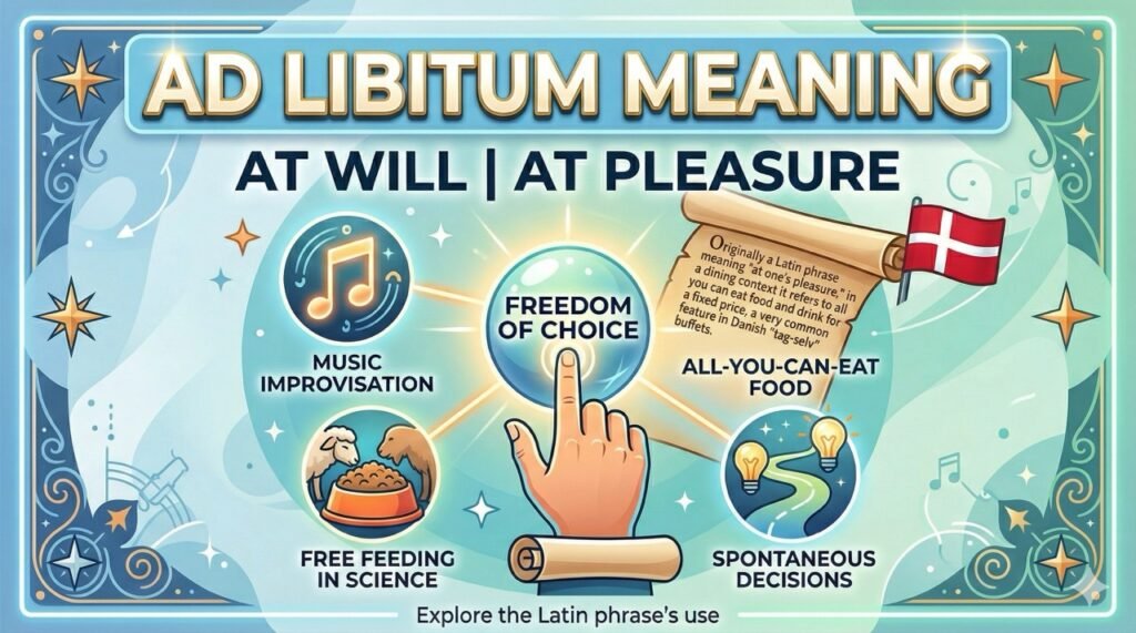 Ad Libitum meaning