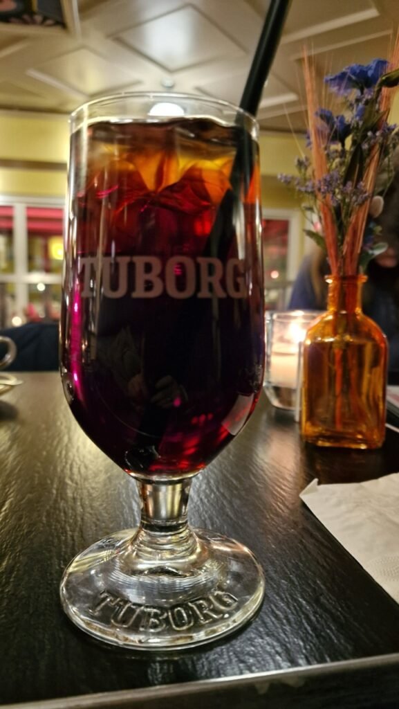 Iced tea at Cafe Valentin