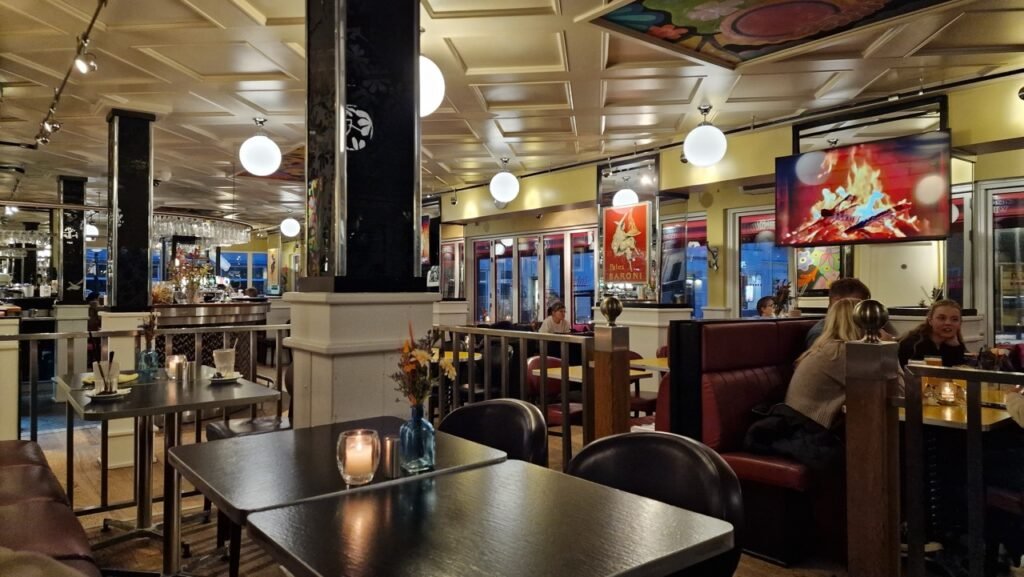 Inside Cafe Valentin in Hillerød