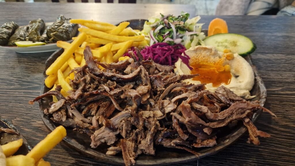 Shawama plate at Alshami Copenhagen