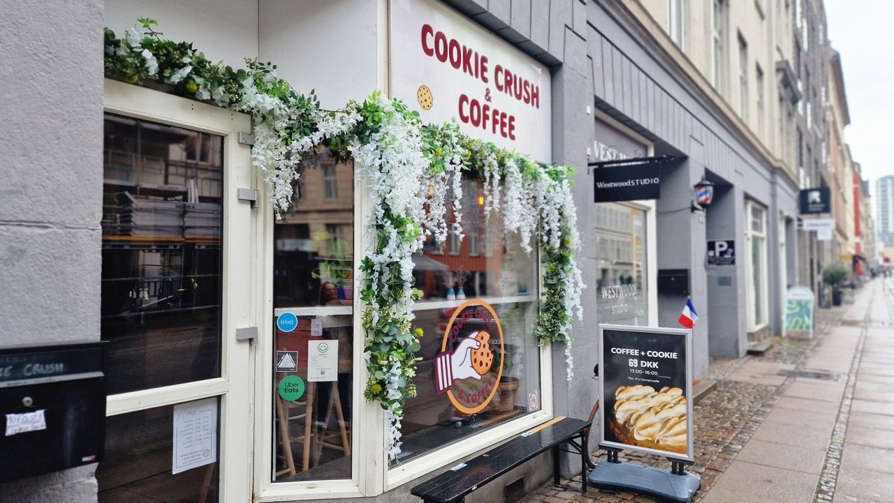 Cookie Crush Copenhagen from the Street