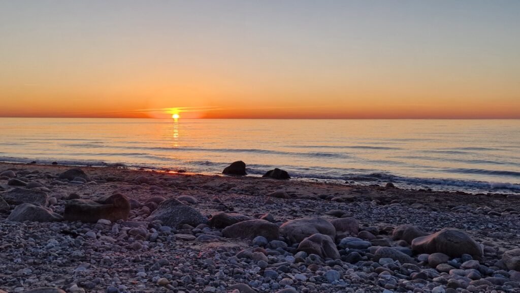 Sunset around Gilleleje