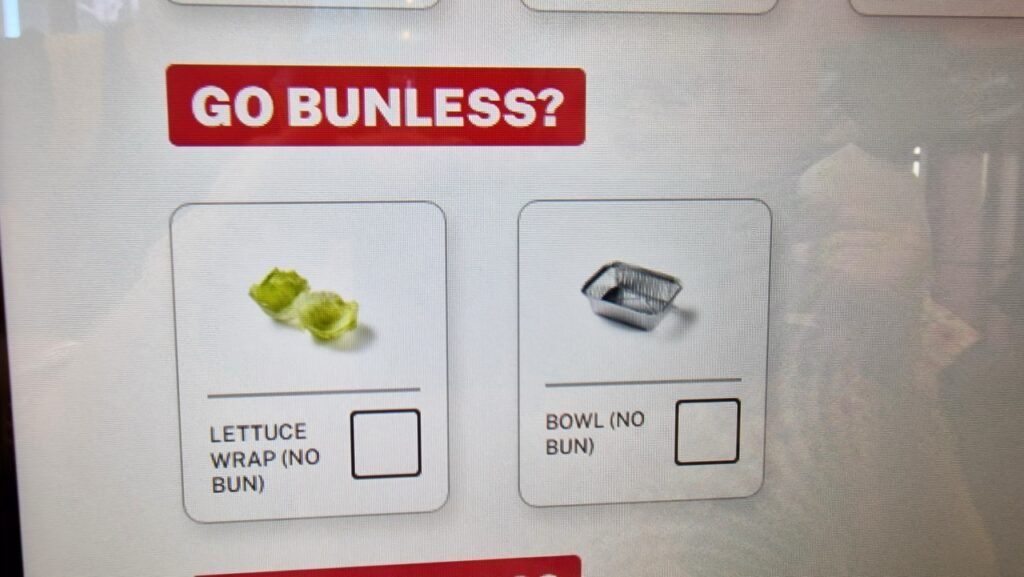 Five Guys bunless options