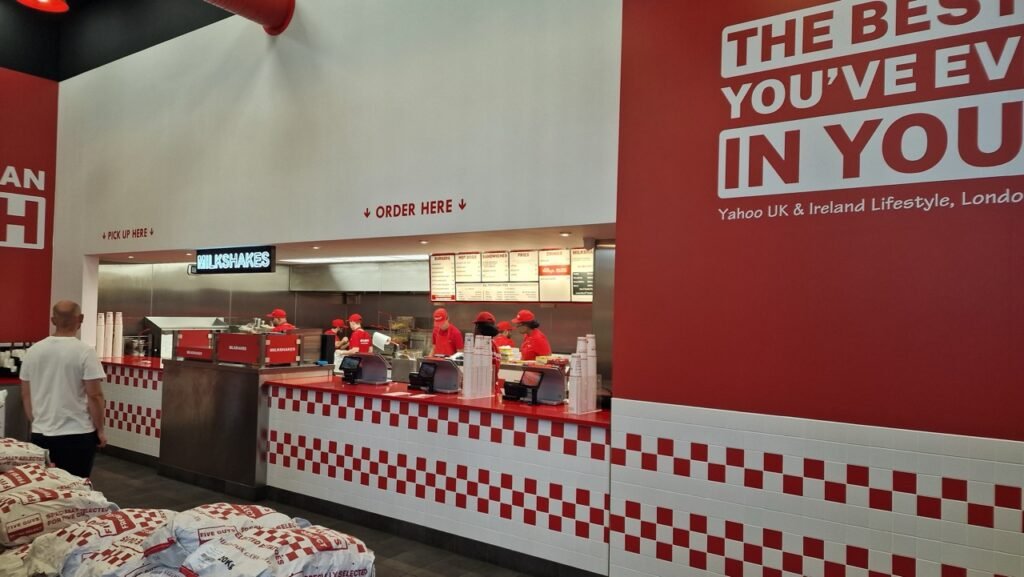 Five Guys Copenhagen Field's Counter