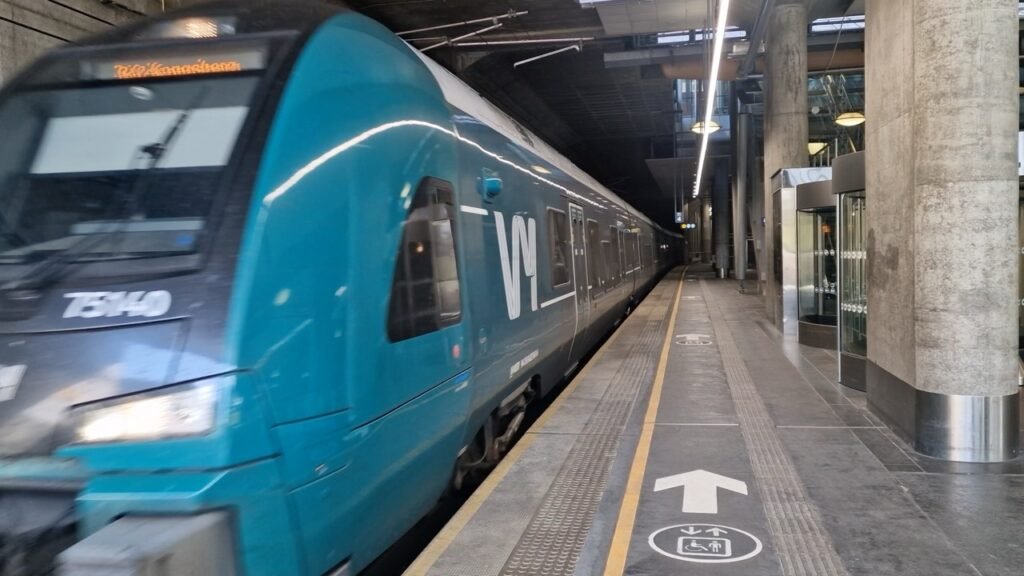 Vy Train at Oslo Airport