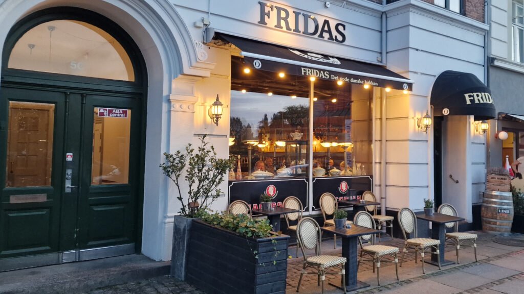 Fridas Restaurant in Copenhagen, from the outside